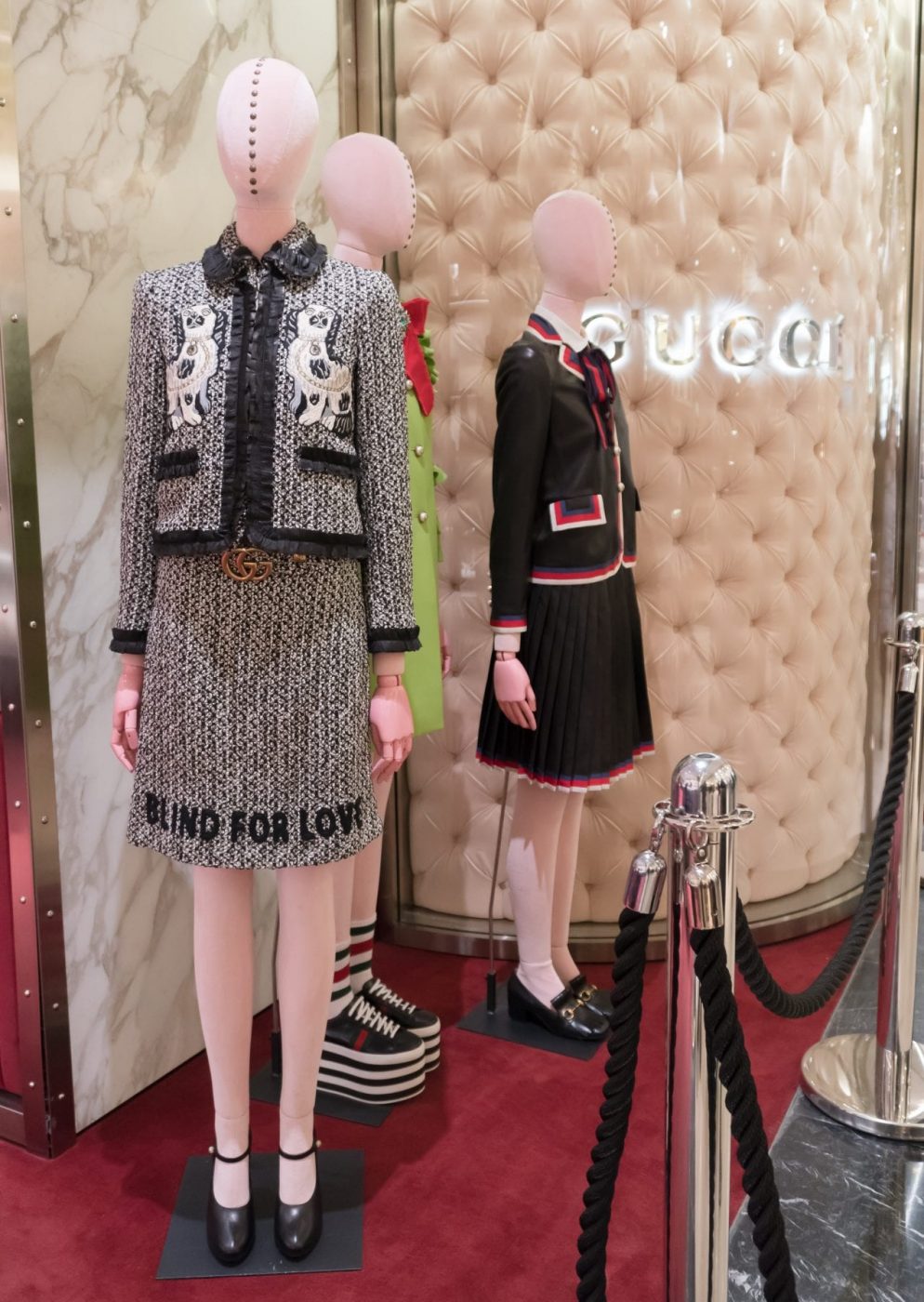 Gucci Staffordshire Tweed Suit In Black And White By Alessandro Michele, Paris, France