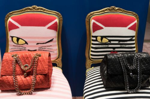 Cat Faces Striped Chairs Gucci Home London Store Alessandro Michele Creative Director