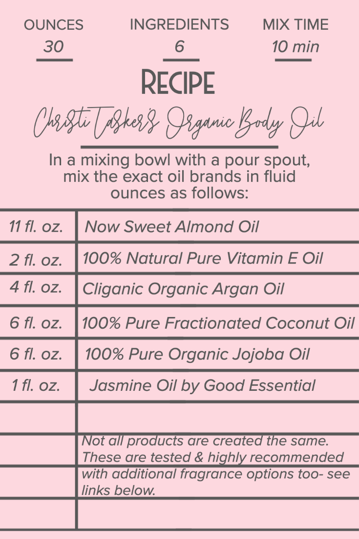 Best Body Oil Recipe, Organic, Body Oil Recipe, Homemade Body Oil Recipe, Diy Body Oil Recipe