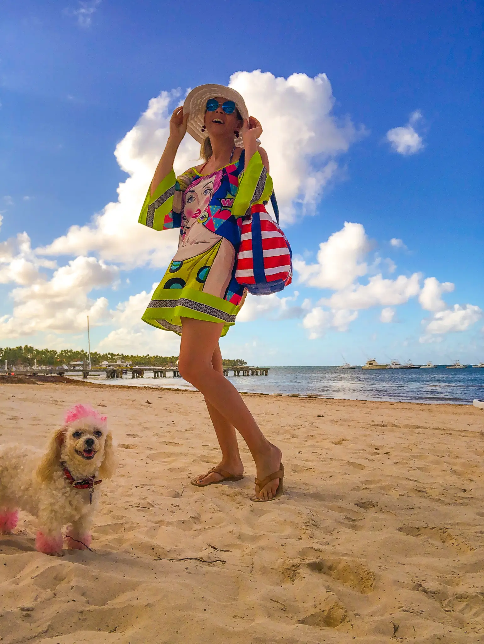 Christi Tasker Travel Blogger Dominican Republic Punta Cana Traveling Poodle Travelling